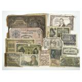 WORLD: Assortment of 15 Well Circulated Notes