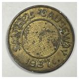 1987 Sanibel Causeway Internal Use Employee Token