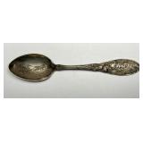 Indian Chief Canoe & Oar Sterling Spoon