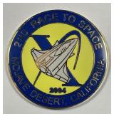 Navy 2nd Race To Space Mojave Challenge Coin