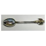 1904 Tampico Custom House Enameled Souvenir Spoon