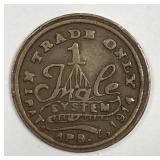1914 R.H. Holmes & Co Ingle Systems 1 Token