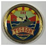 USS TUCSON TOMAHAWK Challenge Coin Medal