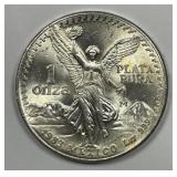 1983 Silver Mexica Libertad 1 oz BU