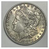 1886 Morgan Silver $1 About Uncirculated CH AU