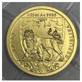 2020 Gold $5 Niue 1/25 oz .9999 BU