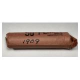 Roll First Year 1909 Lincoln Wheat Cents