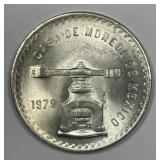 MEXICO: 1979 Onza Balance Scales 1 oz