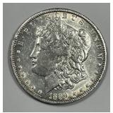 1890-O Morgan Silver $1 Extra Fine XF