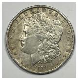 1889 Morgan Silver $1 About Uncirculated AU