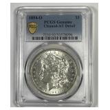 1894-O Morgan Silver $1 PCGS AU details