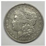 1890-O Morgan Silver $1 Very Fine VF