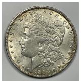 1896 Morgan Silver $1 About Uncirculated CH AU