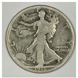 1916 Walking Liberty Silver Half Good G