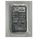 JOHNSON-MATTHEY 1 oz Silver Bar C233052