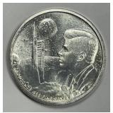Apollo 11 "One Small Step" 1 oz Silver Art Round