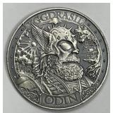 Yggdrasil Odin Medallion 1 oz .999 Silver