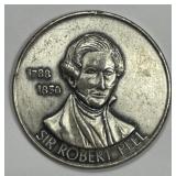 Sir Robert Peel 29.2g Silver Medallion .999