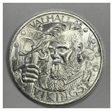 Valhalia Vikings 1 oz .999 Silver Art Round