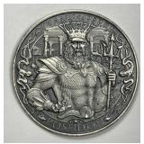 Poseidon Medallion 1 oz .999 Silver