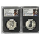 2019-S Apollo 11 Half Dollar Set NGC PF70