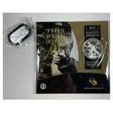 2012 Infantry Soldier Silver $1 Defenders Freedom