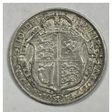 GREAT BRITAIN: 1918 Silver Half Crown George V