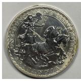 GREAT BRITIAN: 1999 Silver 2 Pounds Britannia