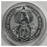 GREAT BRITIAN: 2017 Silver 5 Pounds Griffin Edward