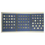 1916 - 1945 Mercury Dime Set in Vtg Whitman Folder