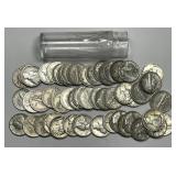 Mixed Date Roll Mercury Silver Dimes in XF/AU
