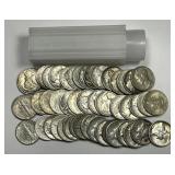 Mixed Date Roll Mercury Silver Dimes in AU