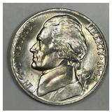 1942-P Jefferson Silver Nickel Ty 2 UNC BU