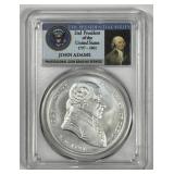 2018 John Adams Silver Medal FDI PCGS MS70