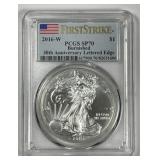 2016-W Burnished Silver Eagle PCGS SP70