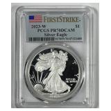 2023-W Proof Silver American Eagle PCGS PR70 DCAM