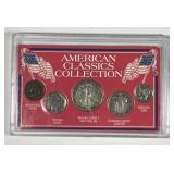 American Classics Collection w/5 Old Coins
