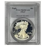 1996-P Silver American Eagle PCGS PR69 DCAM