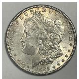 1885 Morgan Silver $1 About Uncirculated CH AU
