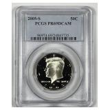 2005-S Kennedy Clad Half Proof PCGS PR69 DCAM