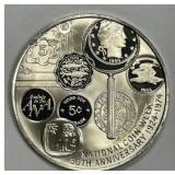 1974 ANA Coin Week Medal Sterling Silver 23.6g
