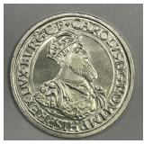 BELGIUM: 1987 Silver 5 Ecus Uncirculated