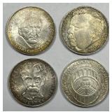 GERMANY: Four Silver 5 Mark Commemorative Issues