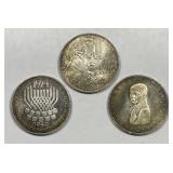 GERMANY: Three Silver 5 Mark Commemorative Issues