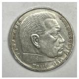 GERMANY: 1937-A Silver 2 Mark Third Reich