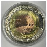 FIJI: 2010 Tri-metallic $1 fIFA World Cup BU