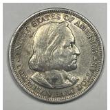 1893 Columbian Expo Commem Half XF/AU