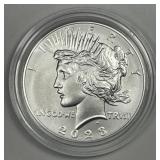 2023-P Peace Silver Dollar Uncirculated in Capsule