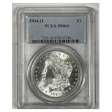 1904-O Morgan Silver $1 PCGS MS64