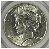 1935 Peace Silver $1 About Uncirculated CH AU